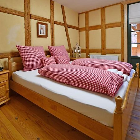 Naturhof-Papiermuehle 2 Bett-Zimmer Rosenrot Bollberg Exterior foto