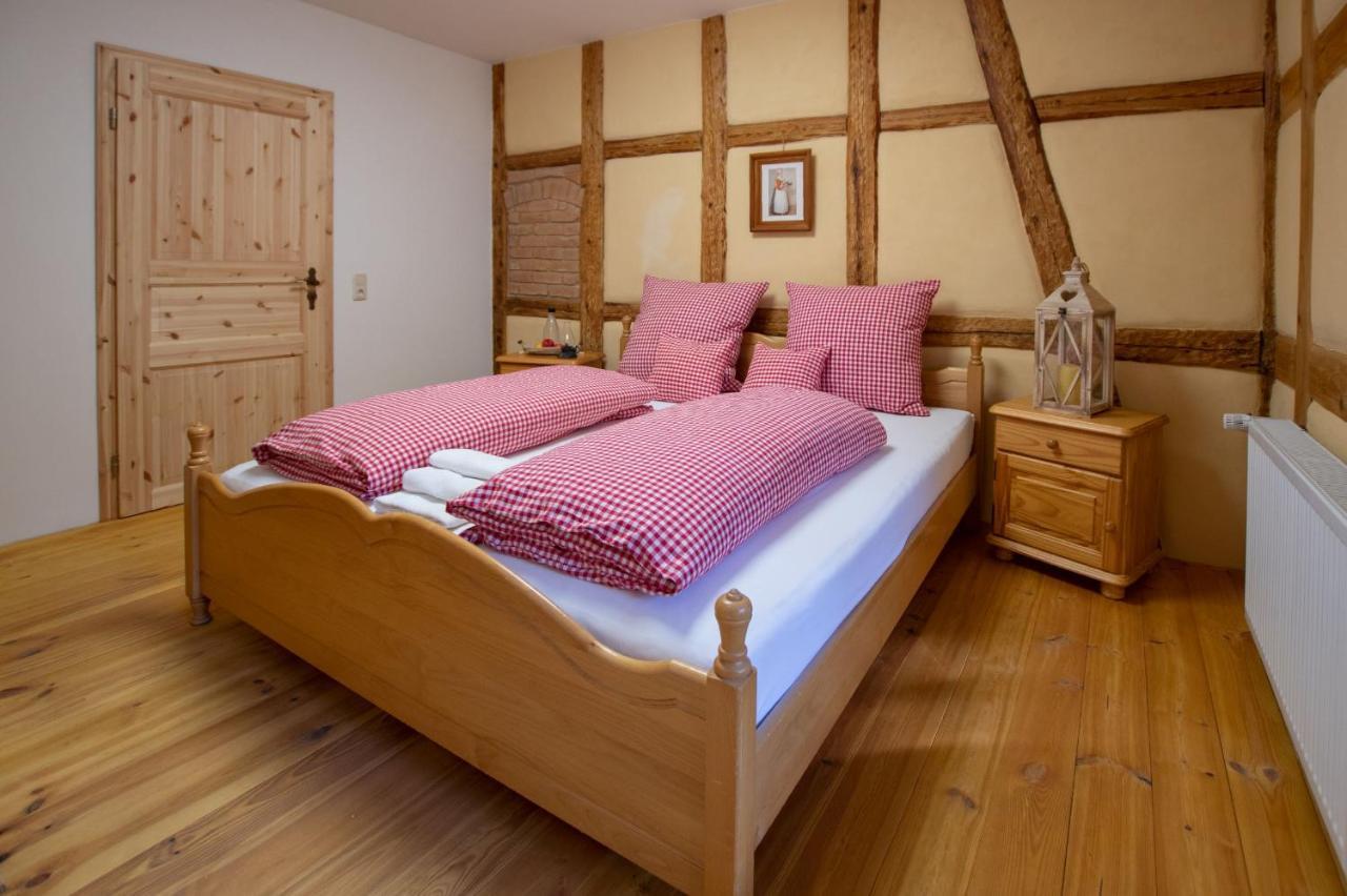 Naturhof-Papiermuehle 2 Bett-Zimmer Rosenrot Bollberg Exterior foto
