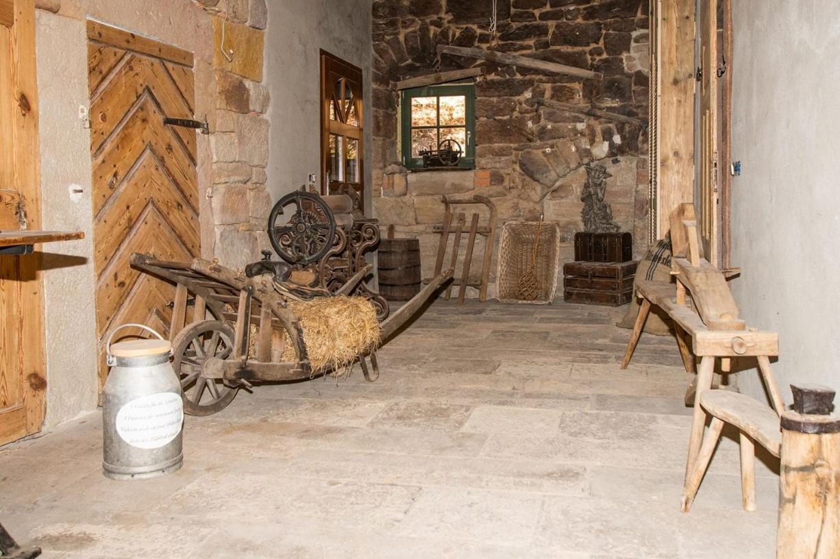 Naturhof-Papiermuehle 2 Bett-Zimmer Rosenrot Bollberg Exterior foto
